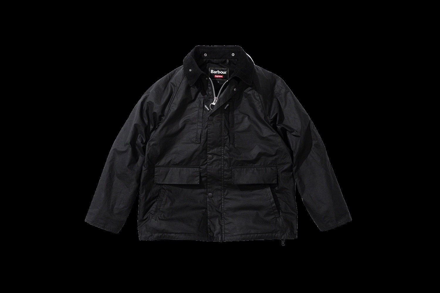 Supreme®/Barbour® Lightweight Waxed Cotton Field Jacket view 2